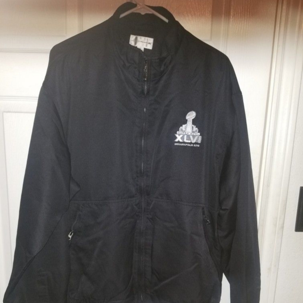 Superbowl 2012 Buck & Cutter Mens Jacket Size Large Giants vs Patriots superbowl